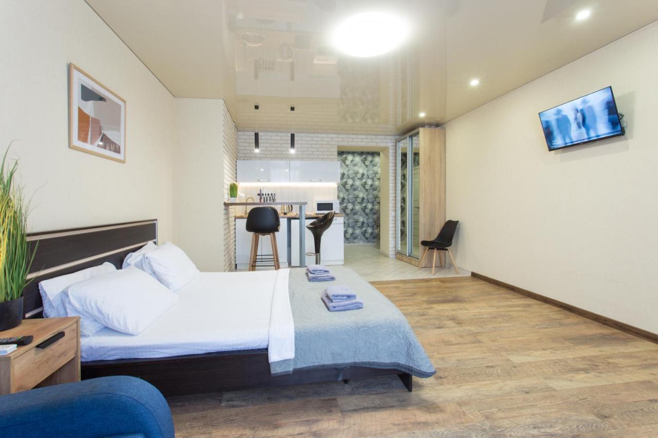 Studio With An Amazing View Charkiv Exteriör bild